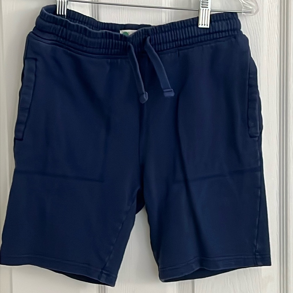 Mini Boden Garment Dyed Shorts Navy